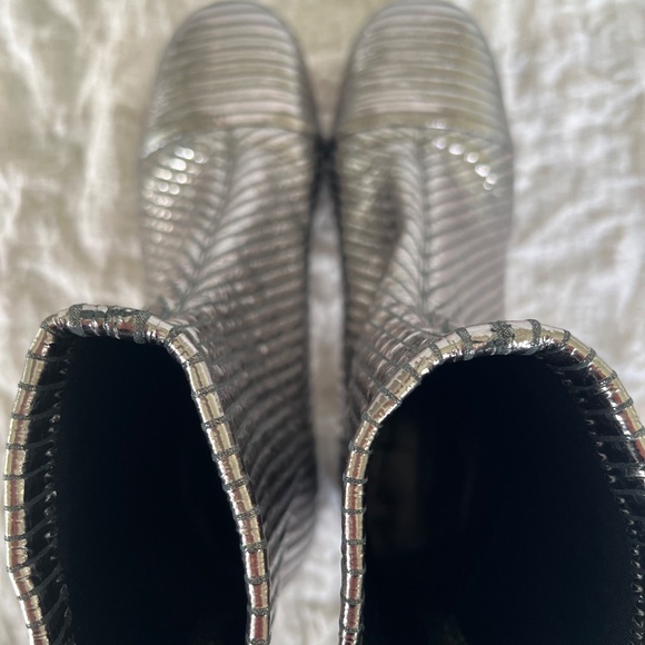 Isabel Marant Datsy Boots Silver (Size 8-8.5) - Picture 2 of 12